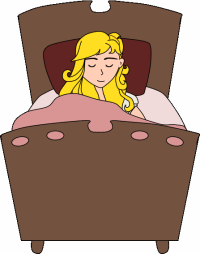 Goldilocks and the Three Bears: sleeping-goldilocks