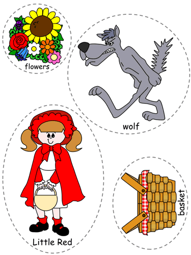 little red ridinghood feltboard images