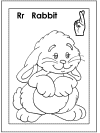 american sign language alphabet coloring pages