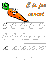 learn to write alphabet worksheet