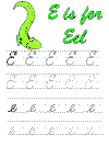 learn to write alphabet worksheet