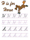 learn to write alphabet worksheet