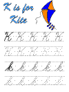 learn to write alphabet worksheet