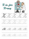 learn to write alphabet worksheet