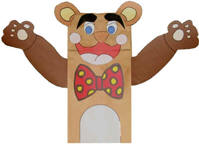 bear paper bag craft