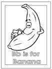 letter b alphabet coloring pages