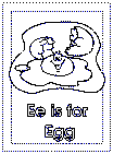 Letter E Coloring Pages