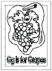 letter g alphabet coloring pages