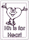 letter h alphabet coloring pages