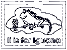 letter i alphabet coloring book pages