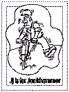 letter j alphabet coloring book pages
