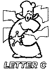 letter c alphabet coloring pages
