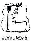 letter l alphabet coloring book pages