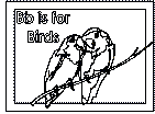 letter b alphabet coloring pages