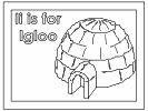 letter i alphabet coloring book pages