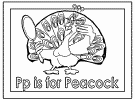 letter p alphabet coloring book pages
