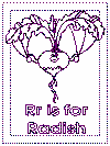 letter r alphabet coloring book pages