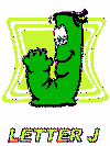 letter j alphabet coloring book pages