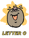 letter o alphabet Coloring Pages