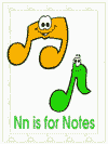 letter n alphabet coloring book pages
