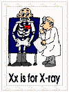 letter x words alphabet coloring pages