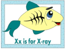 letter x words alphabet coloring pages