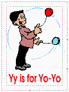 alphabet letter y coloring pages
