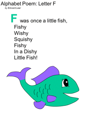 Edward Lear Alphabet Poem Letter F