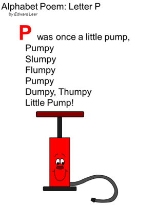 Edward Lear Alphabet Poem Letter P