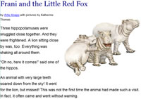 Frani and the Little Red Fox story