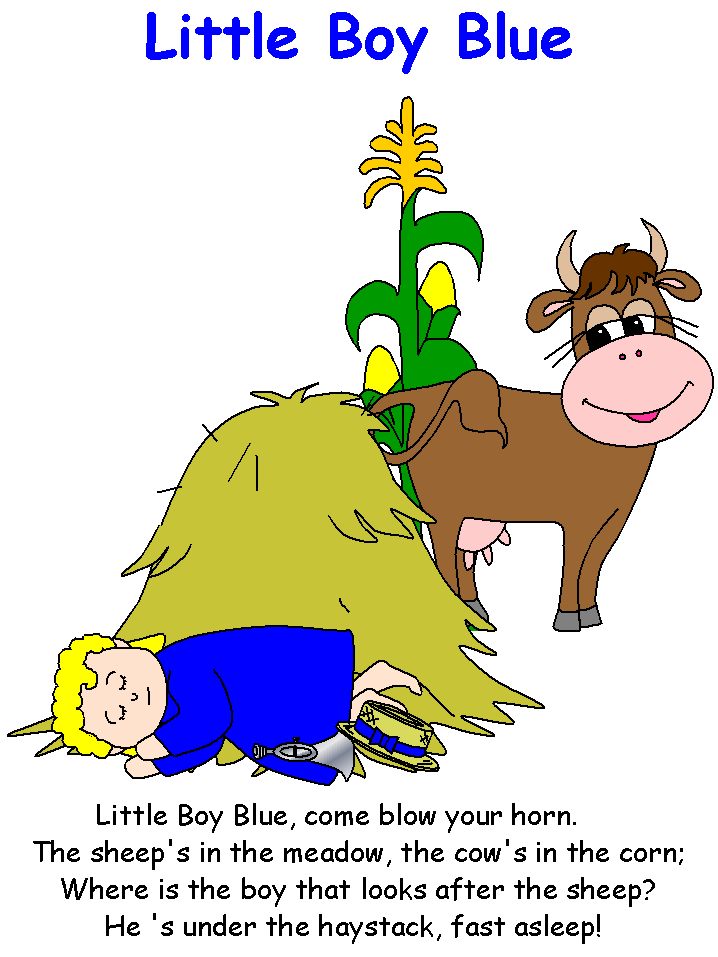 printable poster of Little Boy Blue