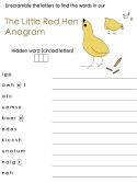 The Little Red Hen Draw and Write Activities