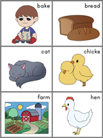 The Little Red Hen Sentenece Sequencing Activities