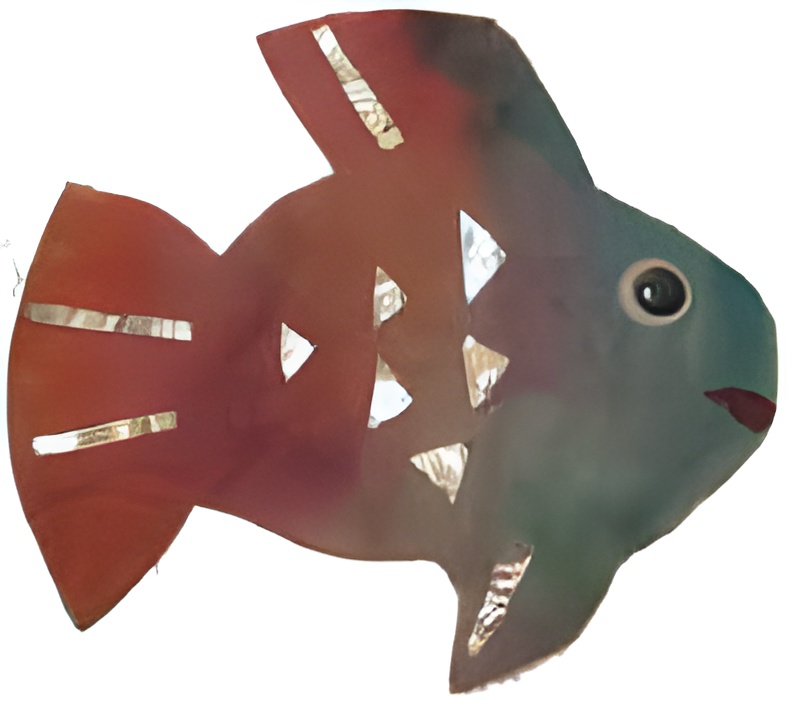 coffee filter fish
