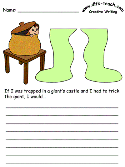 Jack and the Beanstalk Writing Prompts
