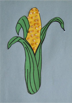 corn cob craft