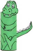 crocodile toilet paper roll craft