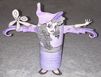 Rapunzel: Witch TP Roll Craft