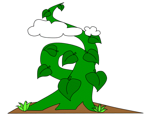 printable poster of the giant beanstalk