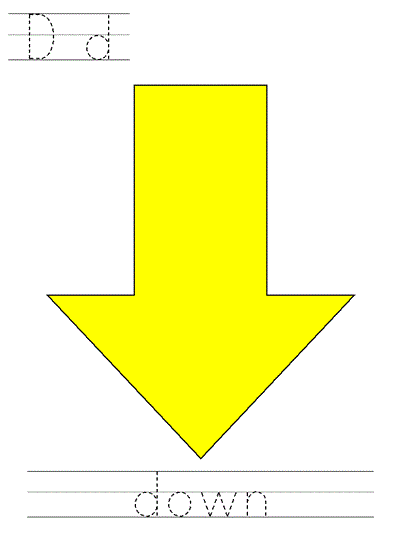 Printable poster - Dd down