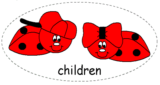 felt board character of ladybug children