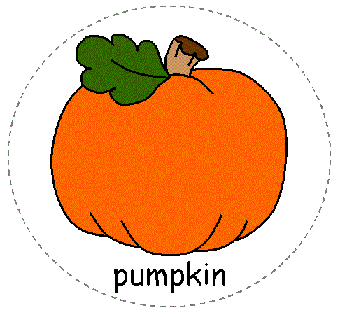 felt board character - pumpkin