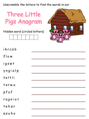 Anagram Puzzles