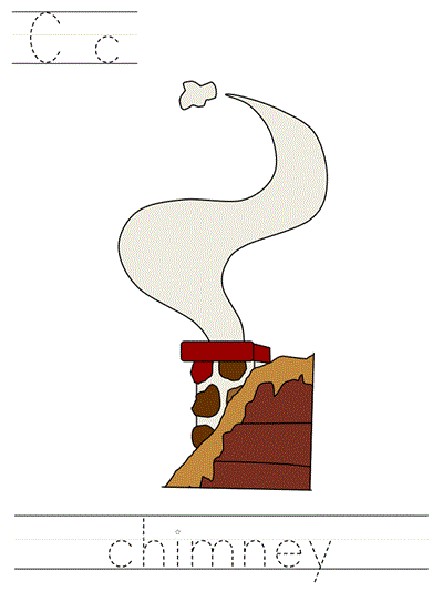 Printable print practice worksheet - Cc chimney