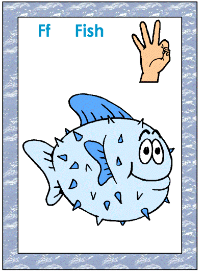 letter f american sign language alphabet coloring page