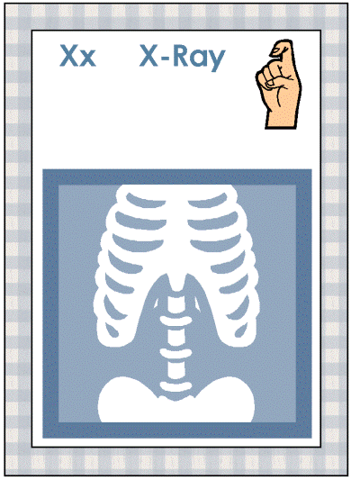 letter X american sign language alphabet coloring pages