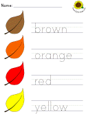 autumn tracer pages