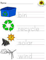 picture clue tracer worksheets