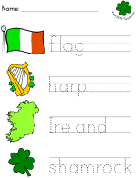 picture clue tracer worksheets