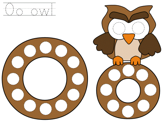 animal bingo dauber or dot art coloring page